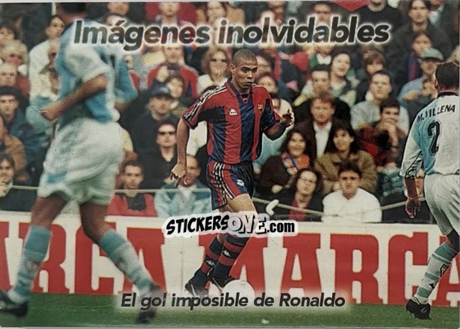 Figurina El gol de Ronaldo - Barça Centenari 1998-1999 n. 106 - Panini