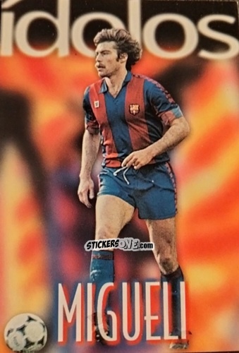 Figurina Migueli - Barça Centenari 1998-1999 n. 137 - Panini