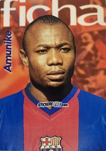 Sticker Amunike - Barça Centenari 1998-1999 n. 177 - Panini