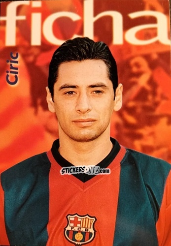 Sticker Ciric - Barça Centenari 1998-1999 n. 179 - Panini