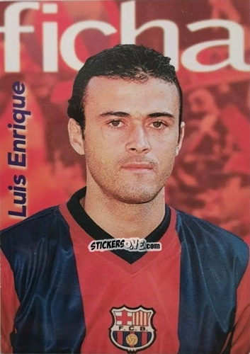 Figurina L. Enrique - Barça Centenari 1998-1999 n. 184 - Panini