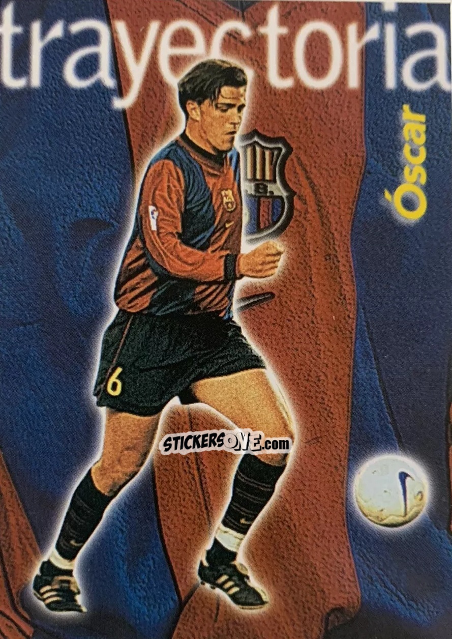 Figurina Oscar - Barça Centenari 1998-1999 n. 196 - Panini