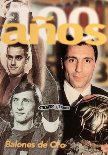 Figurina Balones De Oro - Barça Centenari 1998-1999 n. 27 - Panini