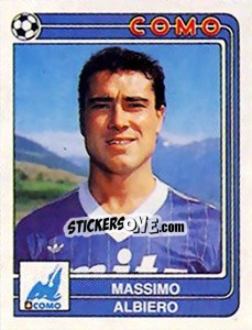 Sticker Massimo Albiero - Calciatori 1986-1987 n. 85 - Panini