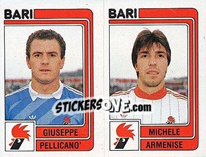Cromo Giuseppe Pellicano' / Michele Armenise - Calciatori 1986-1987 n. 332 - Panini