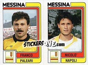 Cromo Franco Paleari / Nicolo' Napoli - Calciatori 1986-1987 n. 431 - Panini