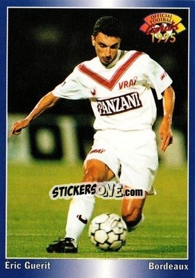 Figurina Eric Guerit - U.N.F.P. Football Cards 1994-1995 n. 35 - Panini