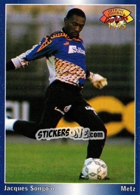 Cromo Jacques Songo'o - U.N.F.P. Football Cards 1994-1995 n. 106 - Panini
