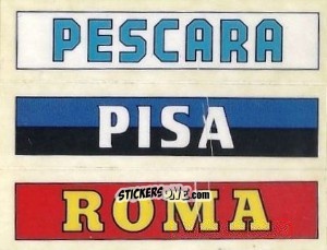 Cromo Pescara/pisa/roma - Calciatori 1988-1989 n. PN5 - Panini