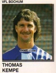 Figurina Thomas Kempe - German Football Bundesliga 1991-1992 n. 4 - Panini