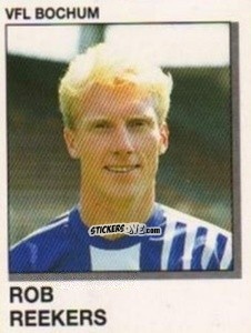 Cromo Rob Reekers - German Football Bundesliga 1991-1992 n. 6 - Panini