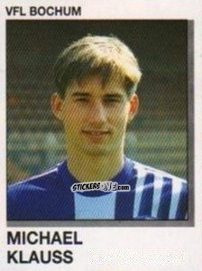Sticker Michael Klauss - German Football Bundesliga 1991-1992 n. 15 - Panini