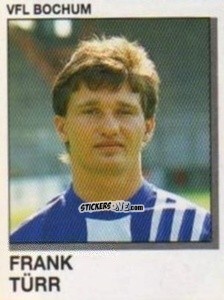 Sticker Frank Turr - German Football Bundesliga 1991-1992 n. 18 - Panini