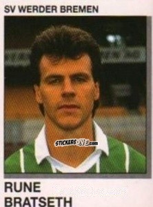 Figurina Rune Bratseth - German Football Bundesliga 1991-1992 n. 22 - Panini