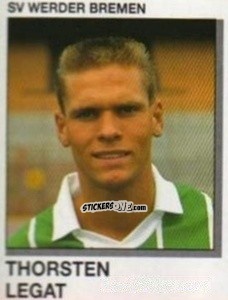 Cromo Thorsten Legat - German Football Bundesliga 1991-1992 n. 24 - Panini