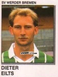 Sticker Dieter Eilts - German Football Bundesliga 1991-1992 n. 28 - Panini