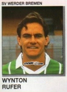 Cromo Wynton Rufer - German Football Bundesliga 1991-1992 n. 32 - Panini