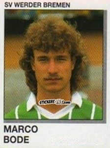 Figurina Marco Bode - German Football Bundesliga 1991-1992 n. 34 - Panini