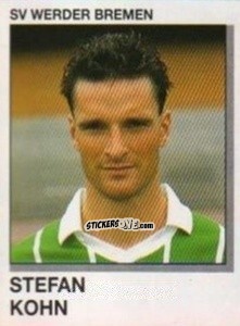 Sticker Stefan Kohn - German Football Bundesliga 1991-1992 n. 36 - Panini