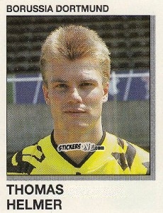 Figurina Thomas Helmer - German Football Bundesliga 1991-1992 n. 40 - Panini