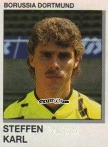 Sticker Steffen Karl - German Football Bundesliga 1991-1992 n. 42 - Panini