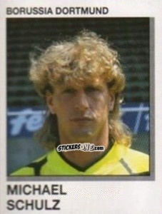 Sticker Michael Schulz - German Football Bundesliga 1991-1992 n. 44 - Panini