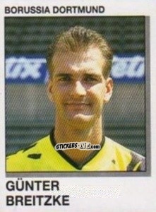 Cromo Gunter Breitzke - German Football Bundesliga 1991-1992 n. 45 - Panini
