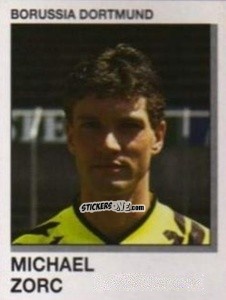 Sticker Michael Zorc - German Football Bundesliga 1991-1992 n. 50 - Panini