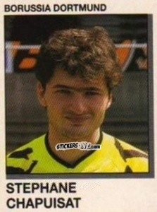 Figurina Stephane Chapuisat - German Football Bundesliga 1991-1992 n. 51 - Panini