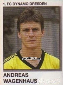 Sticker Andreas Wagenhaus - German Football Bundesliga 1991-1992 n. 58 - Panini