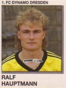 Sticker Ralf Hauptmann - German Football Bundesliga 1991-1992 n. 64 - Panini