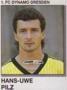 Sticker Hans-Uwe Pilz - German Football Bundesliga 1991-1992 n. 65 - Panini