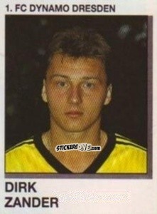 Sticker Dirk Zander - German Football Bundesliga 1991-1992 n. 69 - Panini