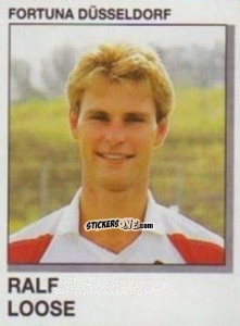 Cromo Ralf Loose - German Football Bundesliga 1991-1992 n. 76 - Panini