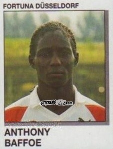 Figurina Anthony Baffoe - German Football Bundesliga 1991-1992 n. 81 - Panini
