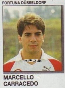 Cromo Marcello Carracedo - German Football Bundesliga 1991-1992 n. 83 - Panini