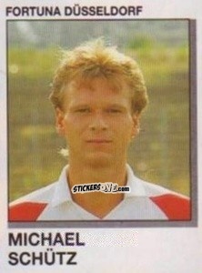 Figurina Michael Schutz - German Football Bundesliga 1991-1992 n. 87 - Panini