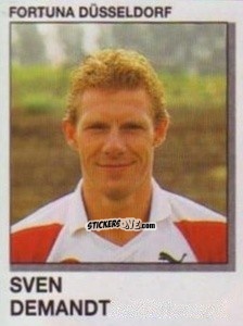 Cromo Sven Demandt - German Football Bundesliga 1991-1992 n. 90 - Panini
