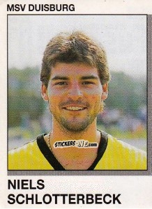 Sticker Niels Schlotterbeck - German Football Bundesliga 1991-1992 n. 97 - Panini