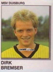 Sticker Dirk Bremser - German Football Bundesliga 1991-1992 n. 99 - Panini