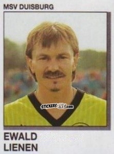 Cromo Ewald Lienen - German Football Bundesliga 1991-1992 n. 101 - Panini