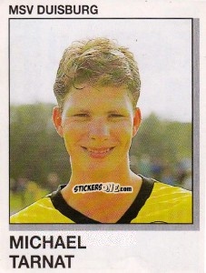Sticker Michael Tarnat - German Football Bundesliga 1991-1992 n. 104 - Panini
