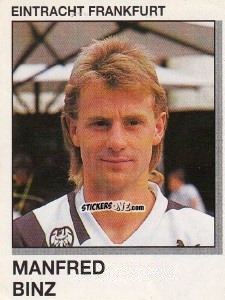 Cromo Manfred Binz - German Football Bundesliga 1991-1992 n. 112 - Panini
