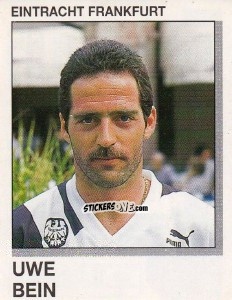 Sticker Uwe Bein - German Football Bundesliga 1991-1992 n. 117 - Panini