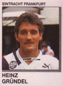 Sticker Heinz Grundel - German Football Bundesliga 1991-1992 n. 119 - Panini