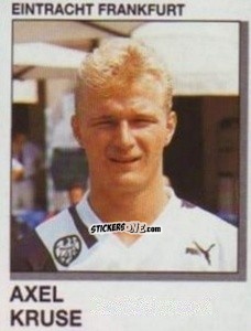 Sticker Axel Kruse - German Football Bundesliga 1991-1992 n. 124 - Panini