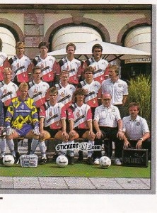 Sticker Team - German Football Bundesliga 1991-1992 n. 128 - Panini