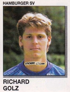 Figurina Richard Golz - German Football Bundesliga 1991-1992 n. 129 - Panini