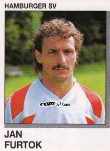 Figurina Jan Furtok - German Football Bundesliga 1991-1992 n. 142 - Panini