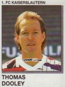 Figurina Thomas Dooley - German Football Bundesliga 1991-1992 n. 155 - Panini